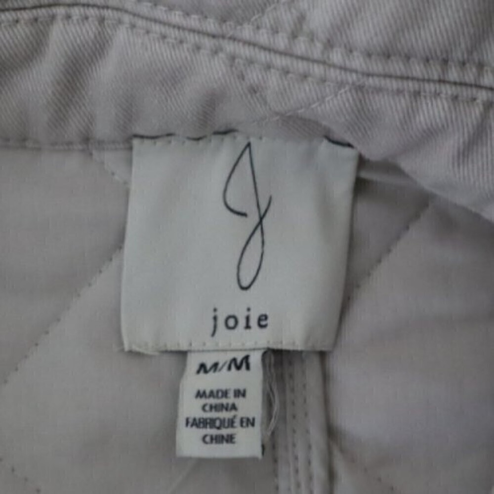 Joie Size M Beige Quilted Cotton Utility Boxy Jacket NEW Chore Farm Coat Outdoor - Picture 10 of 13